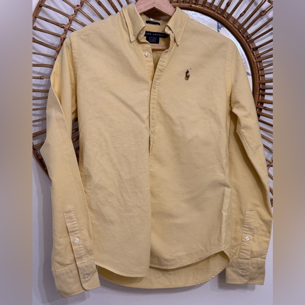 Ralph Lauren Womens Slim fit Button Down Shirt
